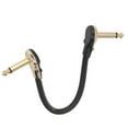 thumbnail image 1 of Guitar Patch Cable, 5.9in Compact High Fidelity Timbre Effect Pedal Cable  For Concert For Guitarist, 1 of 8
