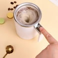 thumbnail image 3 of LANFENG Self Stirring Mug with Lid Automatic Magnetic Stirring Coffee Cup with LED Display Temperature Rechargeable 316 Stainless Steel Protable Mixing Cup to Stir Coffee Mixed Milk, 3 of 9