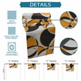 thumbnail image 6 of Orange Geometric Table Runner 90 Inches, Modern Abstract Lines Textured Bed Runner Dresser Scarves Tabletop for Indoor Outdoor Parties/Ceremony/Banquet, 13" x 90", 6 of 9