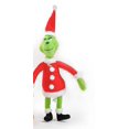 thumbnail image 1 of Muñeco de peluche de Navidad para niños, perro verde y marrón, bonito juguete para Festival de Carnaval, regalo verde y marrón qym unisex, 1 of 2