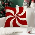 thumbnail image 4 of Antqov Red Christmas Pillow Covers, Soft Throw Pillow Covers 18x18" Snowflake Pillow Case for Indoor Outdoor Couch Sofa Holiday Decorations, 4 of 6