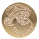 thumbnail image 2 of Sello de cera de sello inicial,Cordón de mecha de varilla de cera selladora,Sello de sellado de monedas de metal,Fusión de velas de sellado,Sello de cera de sello de mango de madera,Cera de, 2 of 9