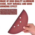 thumbnail image 3 of 225mm Sanding Discs 25 Pieces P150 Grit 10 Holes 225mm Round Sanding Discs Sandpaper for Drywall Sander, 3 of 5