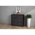 thumbnail image 2 of Tvilum Portland Commode 3 Tiroirs en Noir, 2 of 17
