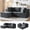 Grey, variant on Korser 80" Cloud Modular Sectional Sofa with L-Shaped,Boneless Couches with Movable Ottoman for Living Room Bedroom,No Assembly Required,Corduroy,Black