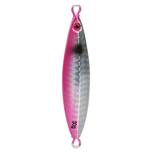 Gupbes Metal Lures, Fish Metal Baits Fish Shaped Pink For Outdoor