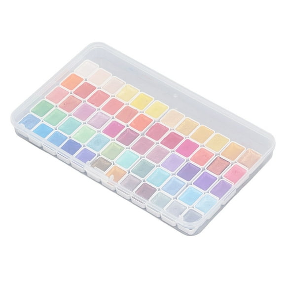 Watercolor Paint Set, Soluble Watercolor Pigments Metallic Colors Painting Palette  Highlighting Effect Water Color Paint Kit For Outdoors  Painting