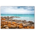 thumbnail image 1 of Picture-Tiles.com: Rocks Ceramic Tile Wall Mural WAL500930-64S. 25.5"W x 17"H using (24) 4.25" x 4.25" Ceramic Tiles-Satin Finish, 1 of 3