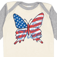 thumbnail image 4 of Inktastic Patriotic Butterfly Girls Long Sleeve Baby Bodysuit, 4 of 5