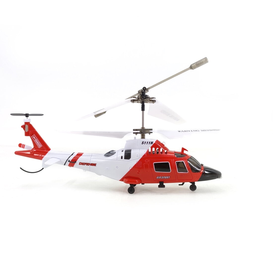 S111H RC Helicopter Model with Gyro Stabilizer, 2.4GHz 3CH Dual-Prop Airplane with Obstacle Avoidance & Night Lights, RTFAircraft for RC Hobbyists