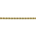 thumbnail image 3 of 10K Yellow Gold chain Rope Diamond-cut 8 in 3.35 mm, 3 of 4
