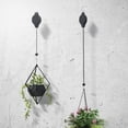 thumbnail image 3 of Home Hook Garden Decor Adjustable Telescopic Retractable Pulley Pull Down Hangers for Potted Plants Hanger Hanging Flower Supply, 3 of 6