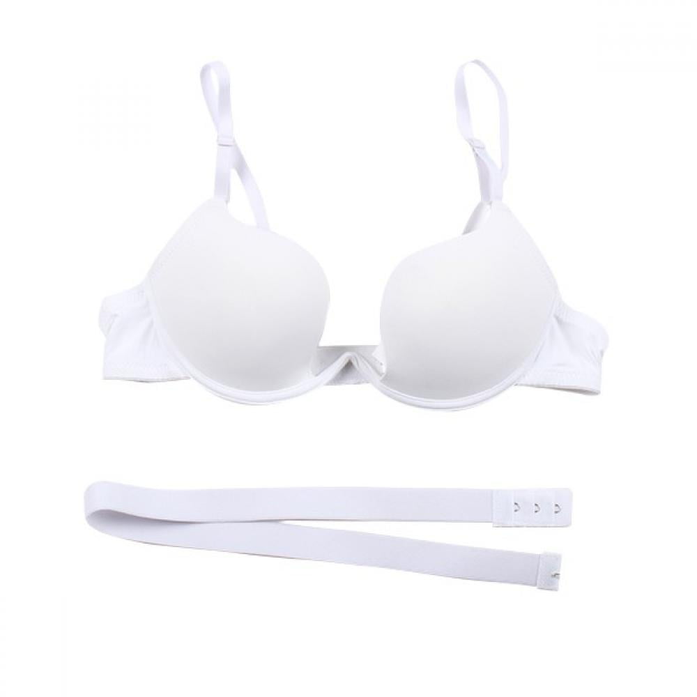  XMSM Thin Bras for Women Underwire Push Up Sexy Lace Bralette  Thin Sponge Cup Women's Bra Lingerie (Color : White, Size : 75B/34B) :  Clothing, Shoes & Jewelry
