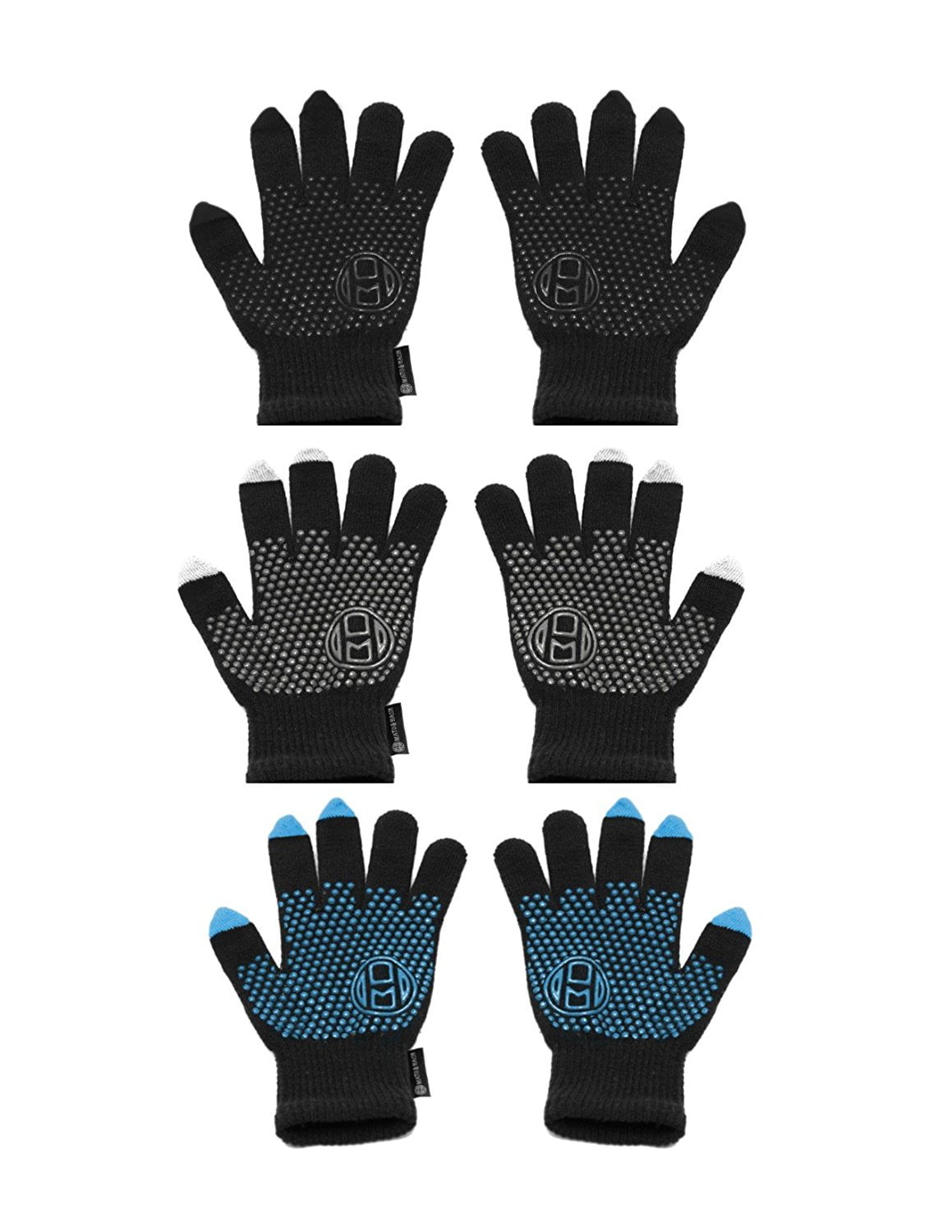Mato & Hash Touchscreen Compatible Tech Gloves with Grip Palm 