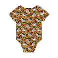 thumbnail image 2 of Daiia Sloth on the Branch Printed Unisex-Baby Short Sleeve Onesies Bodysuits Baby Climbing Clothes Soft and Comfortable Romper with Expandable Shoulder Design-12 Months, 2 of 8