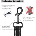 thumbnail image 4 of Black Dog Leash 6 FT with Comfortable Padded Handle, Black Dog Leash with Double Handle, Highly Reflective Threads Dog Leash for Medium and Large Dogs,1/2 inch, 4 of 7