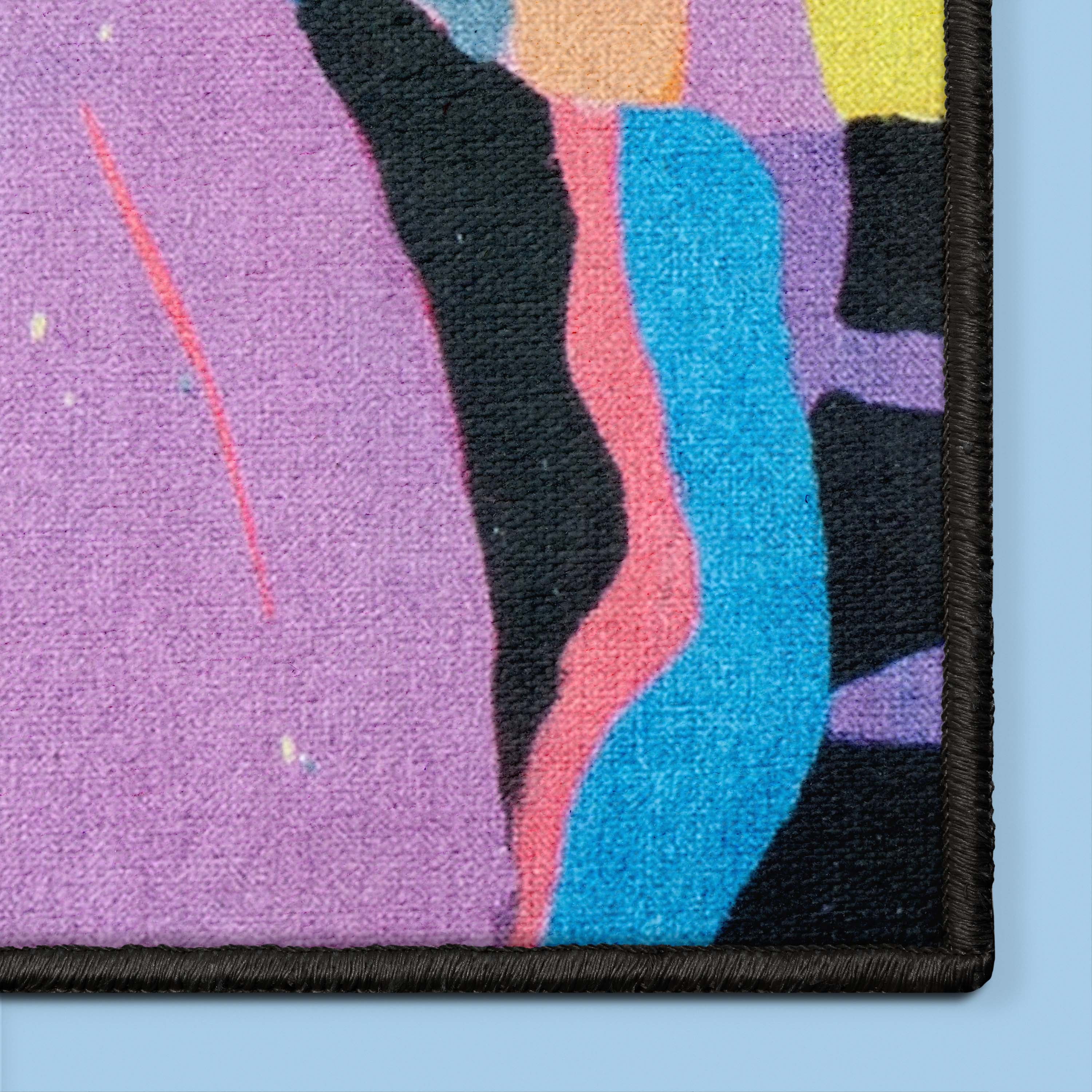 Well Woven x Misha Tyutyunik The Sunday Jungle Collection Home Modern Abstract Multi 2' x 3' Area Rug