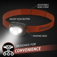 thumbnail image 5 of Energizer Vision HD+ LED Headlamp, Bright 300 Lumens, for Camping, Running, Jogging, Hunting, Hiking, Reading and Tactical Use, 3 AAA Batteries Included, 5 of 8