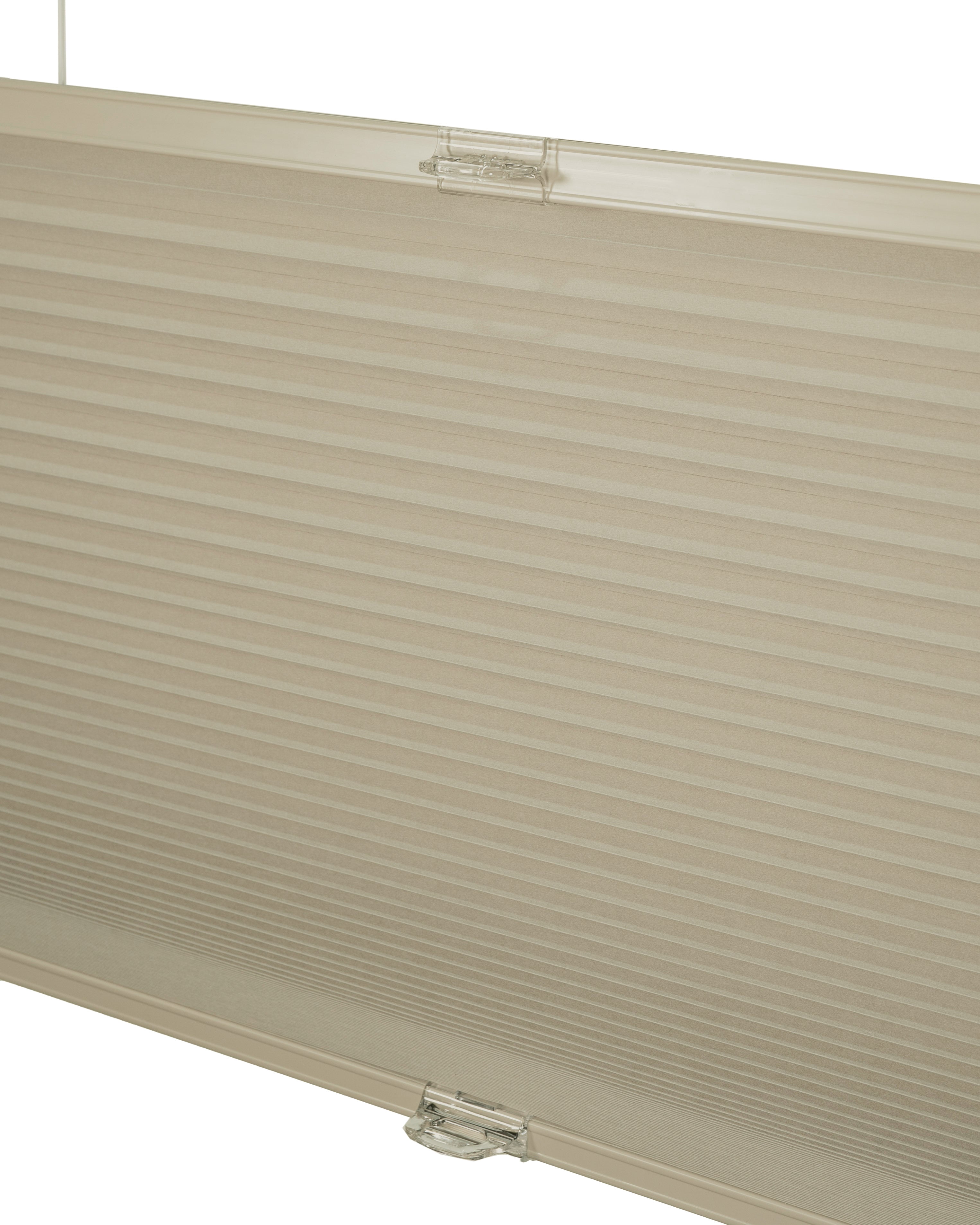 Chicology Cordless Top Down Bottom Up Blackout Cellular Shade Khaki Grey 68.5 in. W x 48 in. L