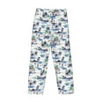 thumbnail image 4 of Kdxio Hawaii Palms Print Men's Sleep Pajama Pant Lounge Pants with Pockets, 4 of 8