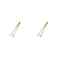 thumbnail image 1 of Cateissary Pinza para alimentos, pinzas para barbacoa, pinza para postres, acero inoxidable multiusos, superficie lisa a prueba de herrumbre, Type1 NO1, 1 of 6