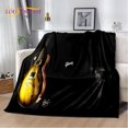 thumbnail image 1 of Manta de felpa suave para guitarra eléctrica clásica, manta de franela para sala de estar, dormitorio, cama, sofá, cubierta de Picnic, 1 of 4