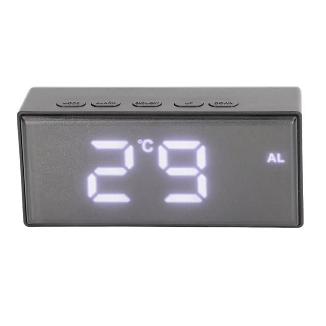 LED Digital Clock, Energy Saving Backlight LED Mirror Electronic Clock, Easy To Set Bedside Clock For Heavy Sleepers Adult Teen Kid Boy Girl