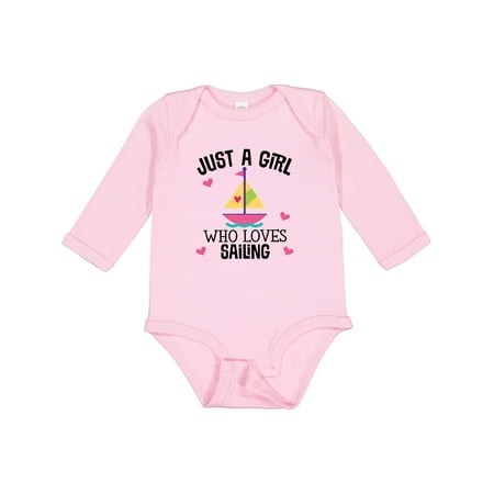 

Inktastic Sailboat Just A Girl Who Loves Sailing Girls Long Sleeve Baby Bodysuit
