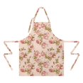 thumbnail image 2 of Pioneer Flower Floral Print Pattern Apron-Garden Aprons for Women with Pockets-Cotton Linen Waterproof Kitchen Cooking Gardening Aprons Adjustable for Kitchen,Cooking,BBQ and Salon 33x27 Inch, 2 of 7