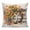 Light Beige Dark Brown Dark Orange, variant on Throw Pillow Covers 24x24 Inch, Fall Sunflower Decorative Pillow Cases for Couch Sofa Bed, Autumn Wreath Vintage Maple Leaf Cotton Linen Square Home Decor Pillowcases with Hidden Zipper