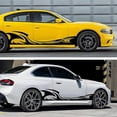 thumbnail image 3 of Vett 2Pcs 82'' Wave Flame Graphics Car Body Side Stickers Flame Racing Sports Stripe Decals for Car Universal Vinyl Waterproof Decal Decoration A, 3 of 5