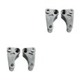 thumbnail image 4 of Vogacara 2 paquetes/lote de amortiguadores traseros delanteros de aleación para RC-mecanizado de precisión CNC para plata de alta resistencia plata 2Conjunto, 4 of 6