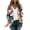 F, variant on SwiftWear Women's Floral Sheer Chiffon Kimono Cardigan Lightweight 3/4 Sleeve Sun Protection Tops|Spring Summer Fall Retro Bloom Design Cover-up Pair with Jeans Dresses Skirts