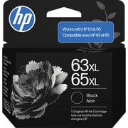 HP 63 & HP 65 are now One Cartridge, HP 63XL / HP 65XL Black Ink Cartridge (B7RT5AN)