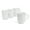 White, variant on over&back Coupe Stoneware Coffee Mugs - 4-Piece Mug Set - Enjoy the Perfect Cup of Coffee, Tea, Latte, and More - Semi-Matte White - 15 Oz