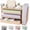 Rose Gold, variant on Office Desk Accessories with Drawer & Pen Holder, Tool-Free Assembly Organizer with Non-Slip Pads