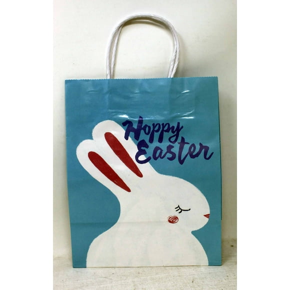 American Greetings Joyeuses Pâques Sac Cadeau Bunny 8x5x10 Pouces (Lot de 5)