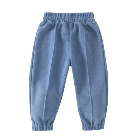 

Hpgjzj Toddler Boys Girls Jogger Sweatpants Solid Color Elastic Waist Casual Athletic Long Pants with Pockets 2024