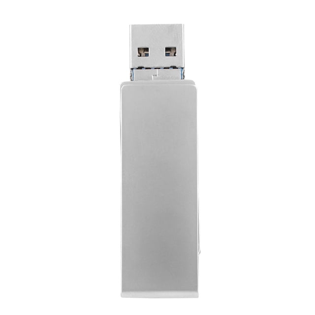 2 en 1 Memory Stick giratorio del disco de unidad flash U del cuadrado USB 3.0 OTG 16GB del metal para Android