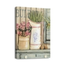 Retro Kitchen Wall Art Vintage Kitchenware Canvas Prints for Home Dining Room & Restaurant Decor (12x16inch)