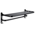 thumbnail image 1 of Accesorios de Baño, 58cm Estante de Toallas, Toallero Plegable de Pared, Estantería de Almacenamiento para Baño con Barras y Ganchos, Barra de Toalla para Baño Cocina Hotel, 1 of 4