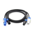 thumbnail image 2 of High Quality Powercon 3-Pin XLR Combo Cable 5m DMX512 Power Con Cable, 2 of 5