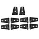 thumbnail image 1 of 10x Hood & Door Hinge Cover For 2007-2017 Wrangler Jk Jku Car Accessories, 1 of 5