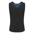 thumbnail image 2 of Chaleco de para el sudor para hombre, chaleco para el sudor, camiseta sin mangas con cremallera frontal, entrenador de cintura, ropa 2XL Hugo Chaleco de sauna de fitness, 2 of 10