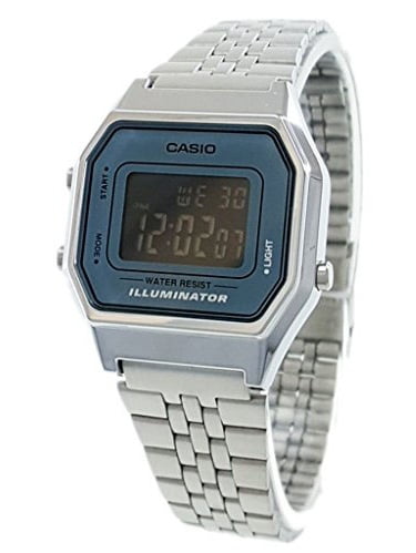 casio ladies silver watch
