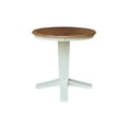 thumbnail image 3 of International Concepts 30" Solid Wood Round Top Pedestal Dining Table - 29.9" High, 3 of 5