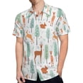 thumbnail image 4 of High Quality Hawaiian Shirts for Men Short Sleeve Aloha Beach Shirt Floral Summer Casual Button Down Shirts Blouses 4LKQLN, 4 of 7