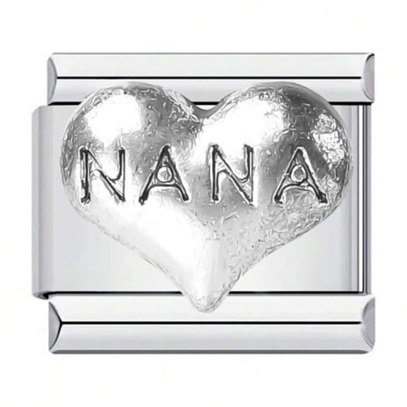 Elegant Heart Letter Bracelet Components In Stainless Steel Jewelry Accessories Suitable For Various Fashion Styles