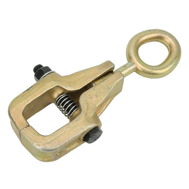 2 Way Frame Rack Clamp, Serrated Jaws Self Tightening Professional Auto Body Repair Pull Clamp Vanadium Steel For Buses For Cars