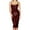Wine 1, variant on Women's Sparkly Sequin Dress Sleeveless Spaghetti Strap Elegant Midi Bodycon Dresses Cocktail Party Night Club Dress